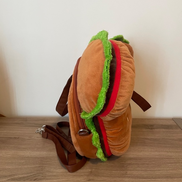 Japan Tokyo Disney Resort Limited Mickey Hamburger Tote Bag Burger Backpack - Picture 8 of 11